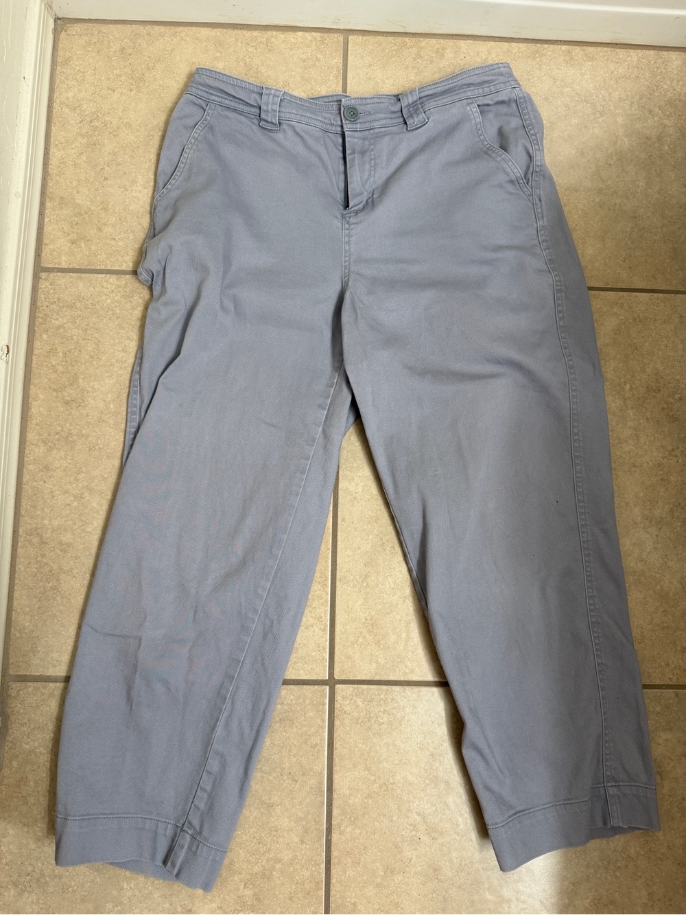 a new day Light Blue Cropped Chino Pants